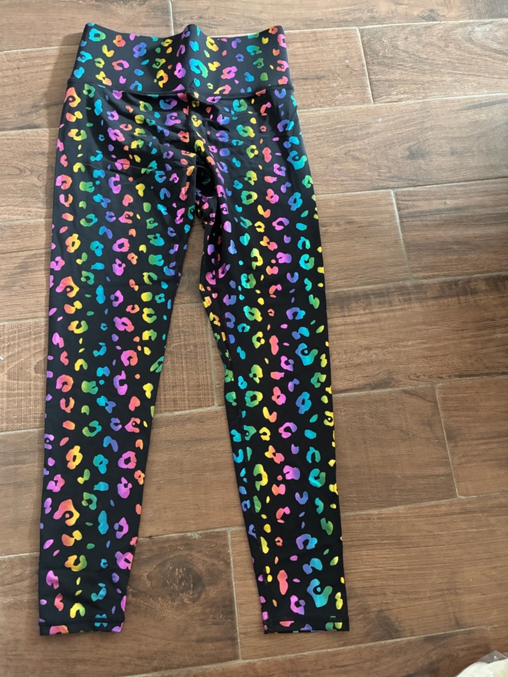 Terez Women’s medium rainbow foil leggings